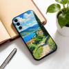 Oil painting Phone Case For Samsung Galaxy A73,A72,A71,A70,A53,A52,A51,Soft Silicone Black Cover