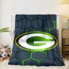 Green Bay Packers Logo Portable Blanket/Soft Blanket Bedding Blanket Suitable for Travel Camping Living Rooms Offices Sofas Fan Gifts