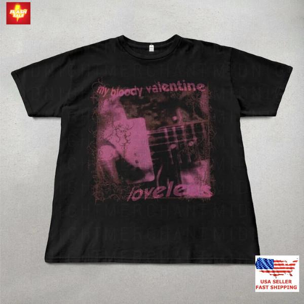 Vintage My Bloody Valentine Loveless T-Shirt, 90S Band Tee, Gothic Alt Rock Tee S