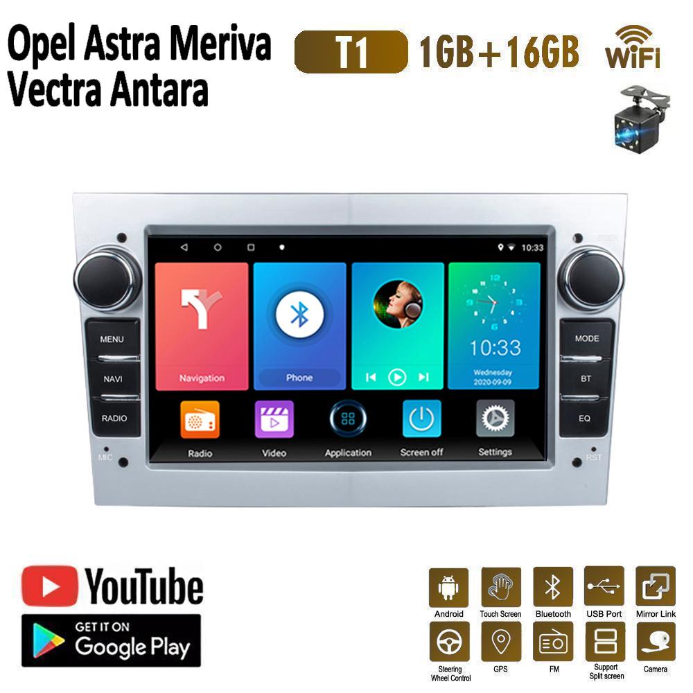 2 DIN Car Radio Android For Opel Para Astra Meriva Vectra Antara Zafira Corsa Multimedia GPS 1+16GB