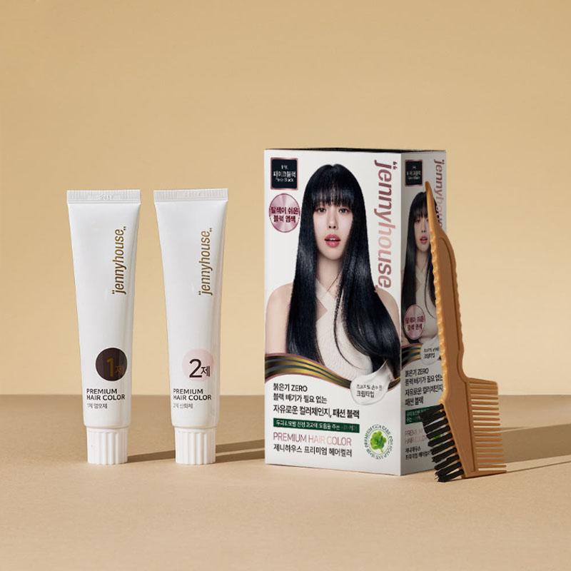 Jenny House Premium Hair Color Cream – Fake Black (1FK)