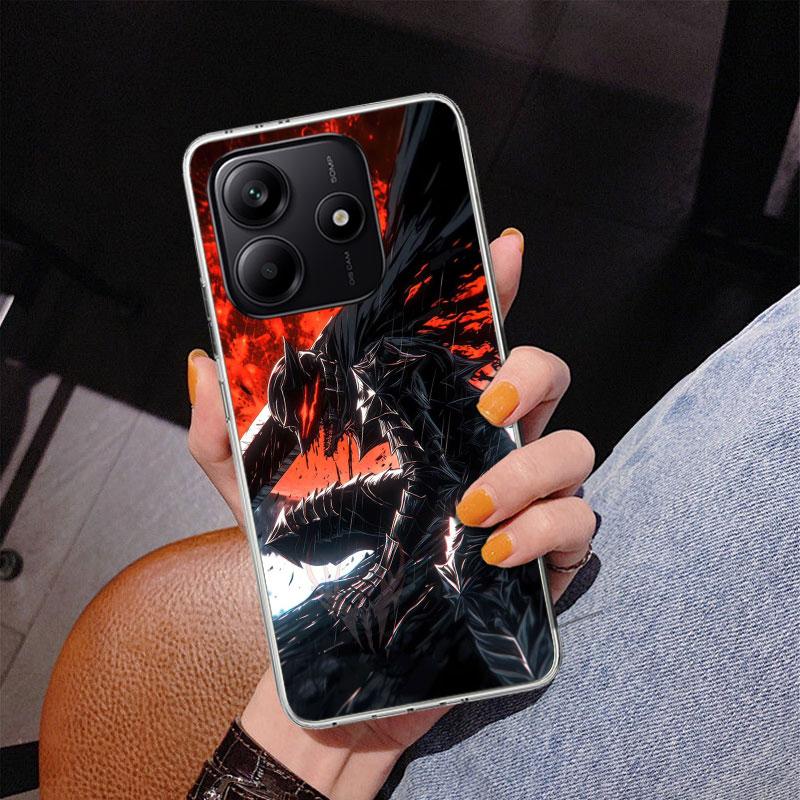 

G-Guts B-Berserks Anime Phone Case For Xiaomi Redmi Note 15 14 13 12S 12 11 Pro Plus 14S 11S 11E 10 10S 11T 5G Personalized Cove Redmi Note 13 5G