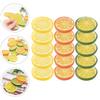Assorted Color Artificial Lemon Slices Plastic Fake Lemon Slices
