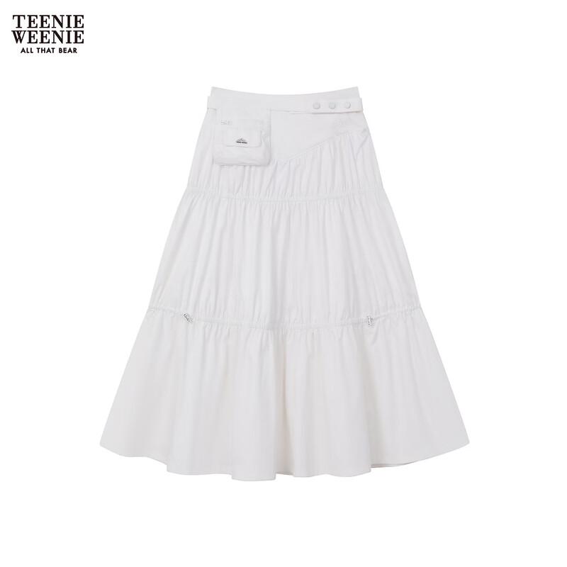Teenie Weenie Women s High-Waist Pleated Mid-Length Skirt L