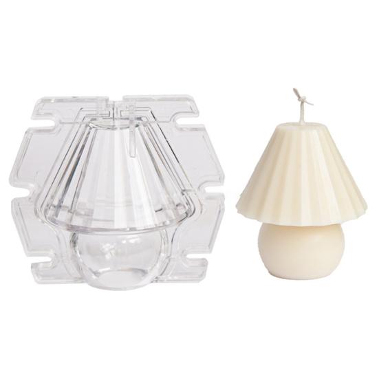 

Yousheng 1 комплект формы для свечей с 4 винтами с антипригарным покрытием DIY пластиковая маленькая настольная лампа в форме свечи поделки литейная форма для гостиной