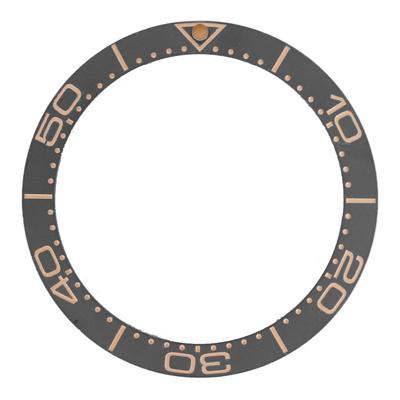 Keramik Uhrenlünette Ring 38mm Uhrenlünetten Einlage Ersatzteile Zubehör für Uhrmacher Grau