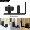 Rail 1pcs Sliding Barn Door Hardware Steel Roller Closet Track System Home Kit