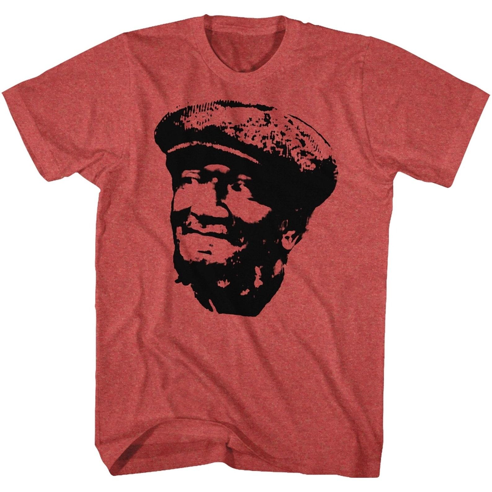 Redd Foxx Sanford and Son Revolution Cherry Heather T-Shirt 4XL
