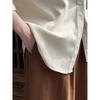 Women's Clothing Pure Cotton Brushed Shirt for Women Autumn New Loose Shirt