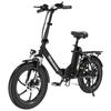 RCB Bicicleta Elétrica 20" MTB Fat Bike Adulto Dobrável - Bateria 36V/15.6Ah - 7 Velocidades - APP - RK6 Preto