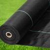 Polypropylene Weed Barrier Fabric Black Woven Grow Mulch Film  Driveway Control