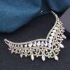 Elegant Baroque Bridal Tiaras Crown for Women Bride Headbands Queen Princess Diadems Wedding Hair Jewelry Accessories