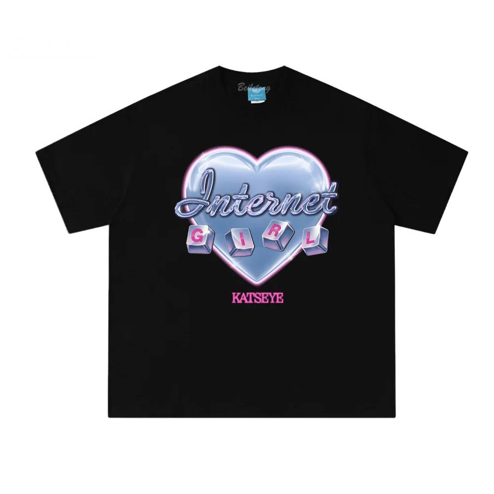 Girl Group KATSEYE Member Identification Card Style Poster Graphic Print TShirt Men Women Summer Cotton Oneck Oversized NewTee