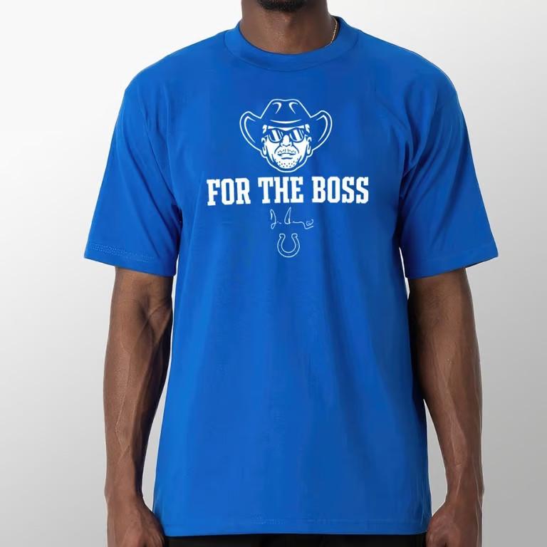 

Футболка унисекс Colts Jim Irsay For The Boss M