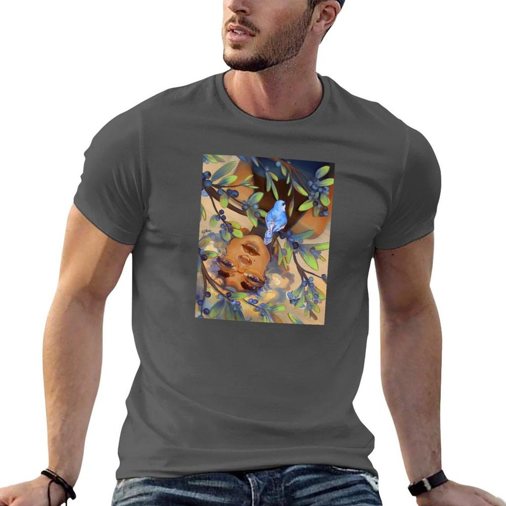 Blueberries Tshirt Casual Minimalist Short Sleeve Top