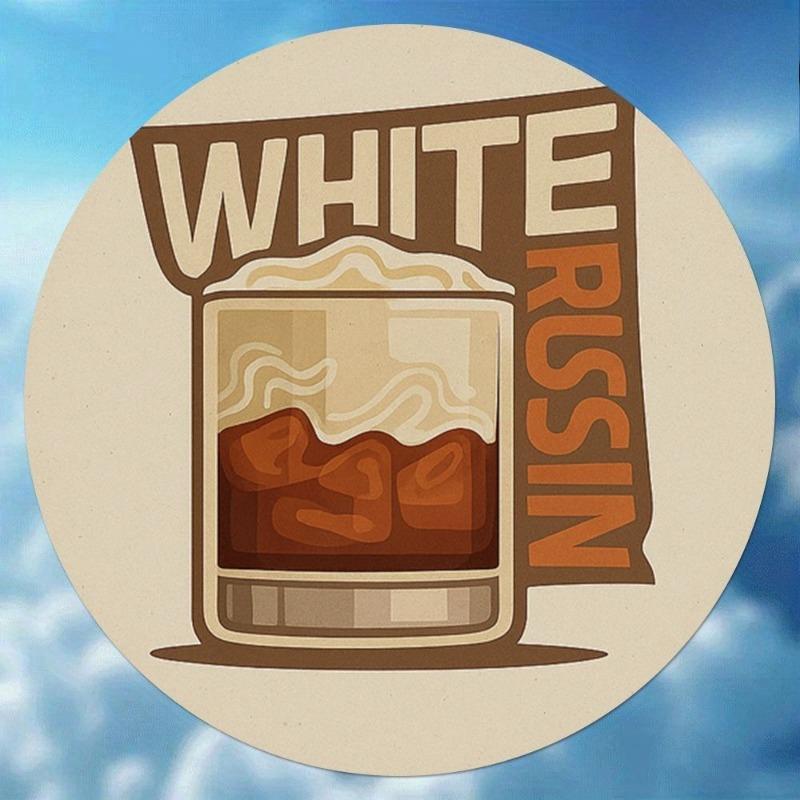 2D Flat Hanging Decorative Metal Sign Hand Painted Art