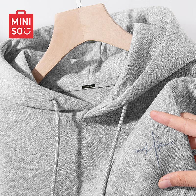 

MINISO Men s Heavyweight Hooded Sweatshirt 2XL