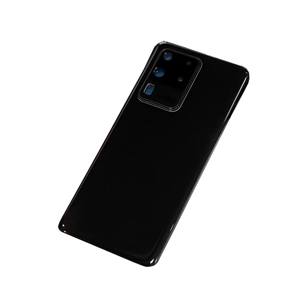 For Samsung Galaxy S20 Ultra S20U G988F G988DS Glass Panel Battery Back Cover Housing Case Rear Dhesive Camera Lens