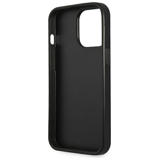 Guess Guhcp14Lpsatlk Iphone 14 Pro 6,1 Czarny/Black Hardcase Saffianotriangle Logo