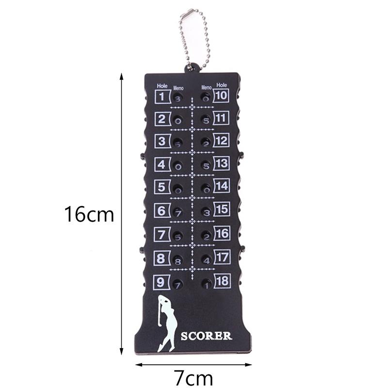 

Golf Counter With Hook 18-hole Strip Scoreboard, Golf Counter, Scorer, Portable Golf 18-hole Scorer With Bead Curtain чёрный
