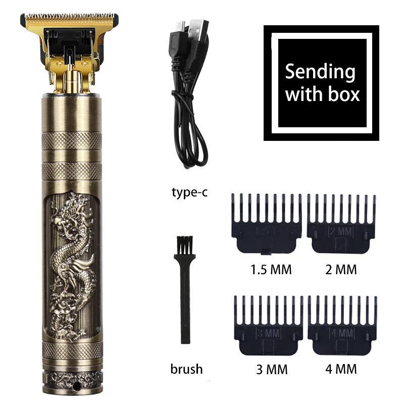 WAIKIL Electric Hair Clipper: Cross-Border Retro Carving Oil-Head & Bald Shaver