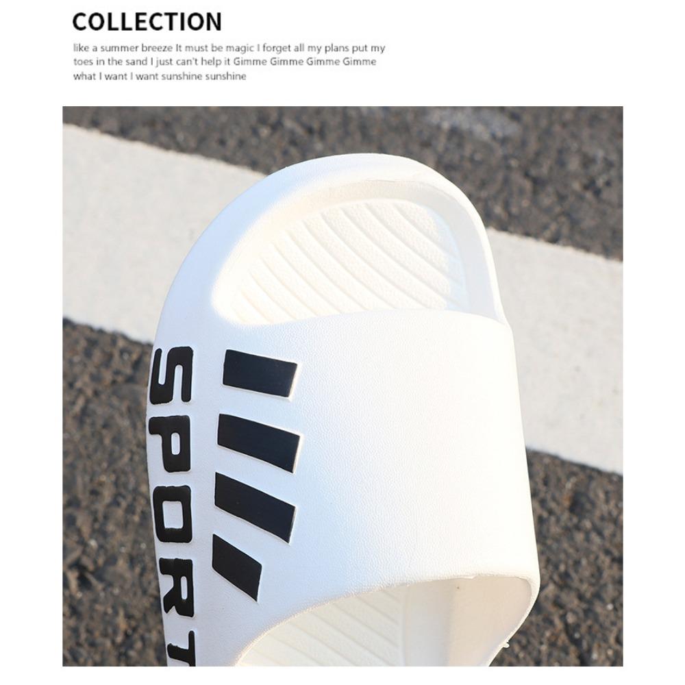 Pantuflas unisex de EVA suave, sandalias antideslizantes para interiores y exteriores, calzado casual de color liso para todas las estaciones.