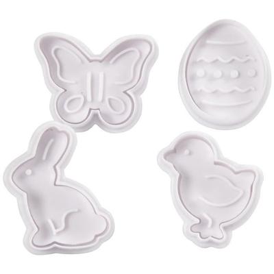 Vykrajovátka s pístem - Velikonoce - 4 ks - Plast - Vhodné do myčky nádobí