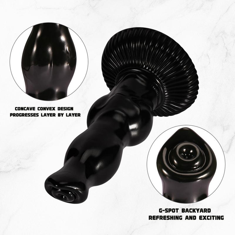 Animal Large Dog Dildos with Sucker Anal Plug Thick Black Dildo for Women Men Anal Clit Massage Female Masturbator Sex Toys