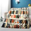 Floral Bookshelf Home Customize Your Name Blankets Cozy Soft Lightweight Allseason Multipurpose Blanket For Picnics Sofas Offices Beds Living Rooms