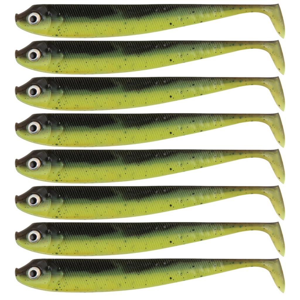 8Pcs Soft Fishing Lures 7.5cm 2.5g Artificial Baits Paddle Tail Swimbaits Fishing Lure for Bass Trout T Tail Baits