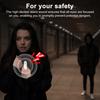 Outdoor Night Women Alarm Light USB Personal Safety Running Tri-Color Light Rechargeable 130dB Emergency Alarm Keychain