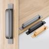 New Aluminium Alloy Door Handle Hardware Self-Adhesive Door Knob Pull Modern Door Handlebar Cabinet
