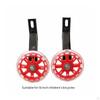 2 Pieces Children's Bike Auxiliary Wheels NonSlip Kids Training Heavy Duty for Beginners