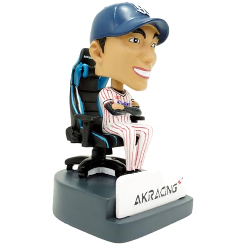 AKRacing Manager Takatsu Bobblehead Doll Officially Licensed by the Tokyo Yakult Swallows Professional Baseball NPB Central League