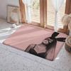 A Ariana G Grande Singer Floor Mat Eco  Flannel Doormat Non Slip Odorless Indoor Floor Rug Soft Short Plush Home Mat
