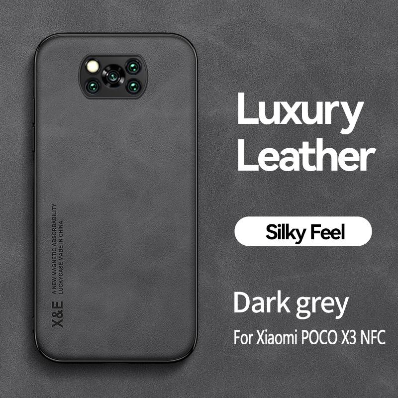 For Xiaomi Poco X3 Pro Case Car Magnetic Holder Leather Phone Cases For Poco Poko Pocco Little X3Pro X 3 Pro 3Pro X3 NFC Cover