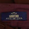 SHIKITARI Pintuck Mega Flare Slacks pants S Brown Women Used