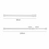 Spring Loaded Voile Tension Curtain Rail Easy and Tool Installation