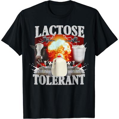 Berentoya Lactose Tolerant T-Shirt for Women Men, Unisex