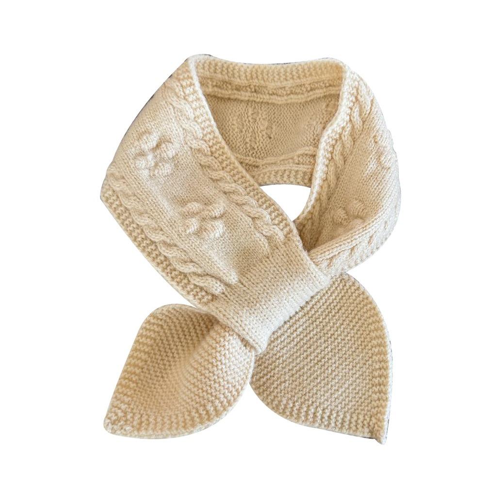 Silná dětská zimní šála Teplá pletená šála Jednoduchá dětská šála Venkovní