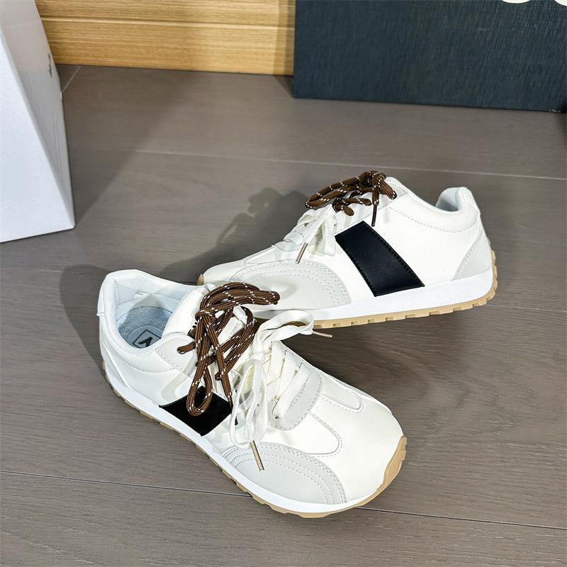 

2025 new color matching German training shoes women s platform comfortable jogging sports shoes casual shoes versatile waffle Forrest Gump shoes 40