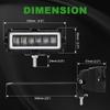 5 Inch LED Pods 7D LED Light Bar Work Light DRL Ruunning Headlight Offroad Driving Fog Lamp 12V 24V For Car Truck Trailer SUV RV