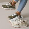 Comode Scarpe da Donna con Suola Spessa, Versatili Scarpe da Donna Basse con Zip Laterale Rialzanti, Scarpe da Donna Casual Sportive da Esterno