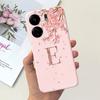 New For Redmi 13C 4G Case Fashion Design Letter Flower Luxury Crown Soft Silicone Back Cover For Xiaomi Redmi13C 13 C Phone Case