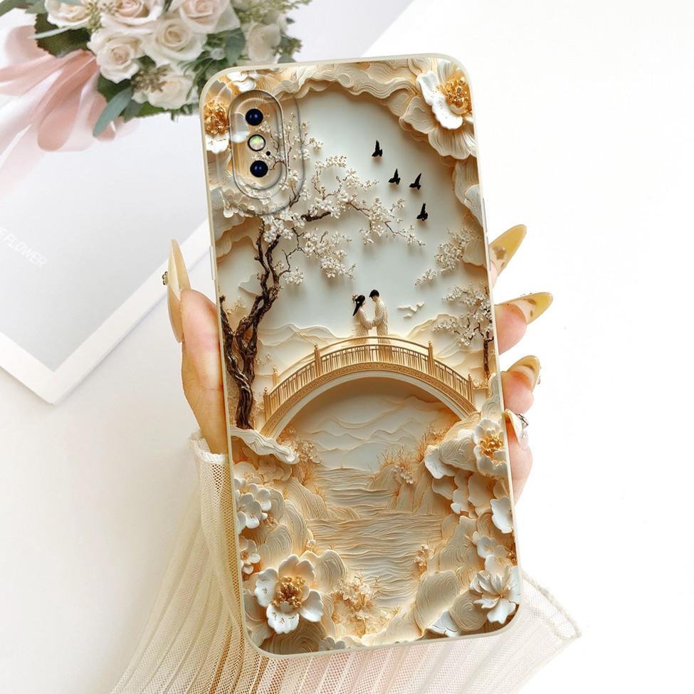 Casing For iPhone XS Max Cover Fashion Cartoon Cute Funny Painted Silicone Phone Case A1921 A2101 A2102 A2104