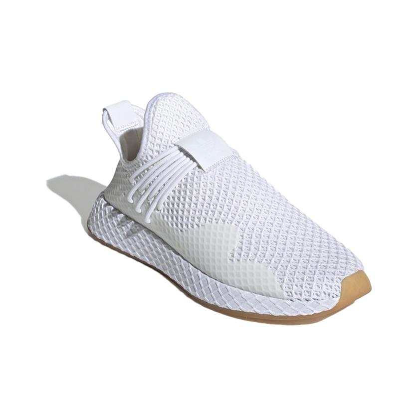 adidas Originals Deerupt S Minimalistes Sport Amorti Basse Tige Style de Vie Chaussures Baskets Unisexe Blanc EE5654