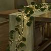 Christmas Lighted Twig Eucalyptus Garland / Olive Garland, Artificial Christmas Greenery Pre-lit Twig Decor for Mantle Fireplace