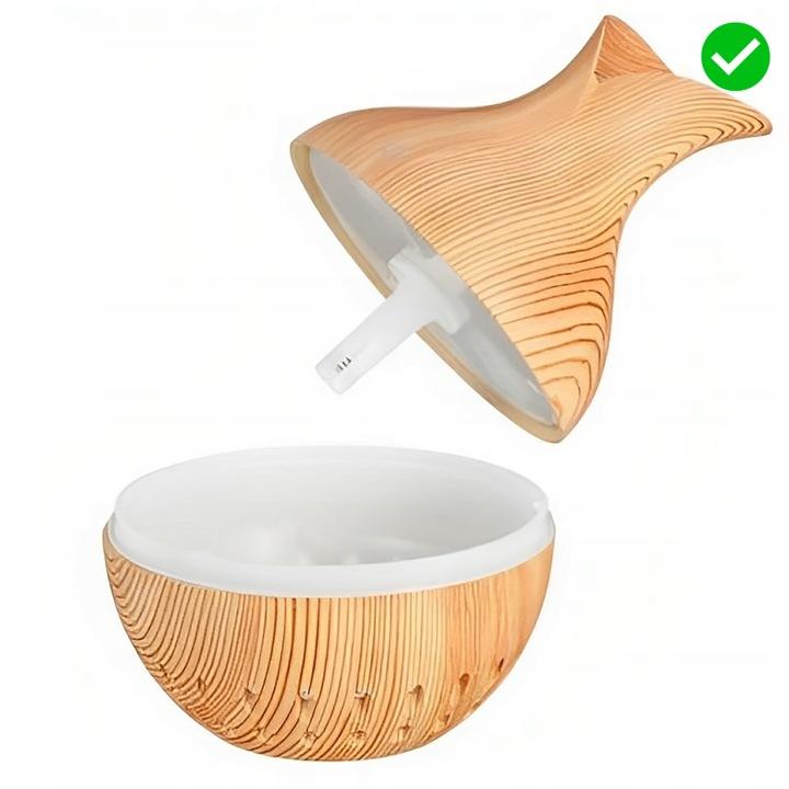 Air Humidifier Aromatherapy Diffuser Wooden 130ml