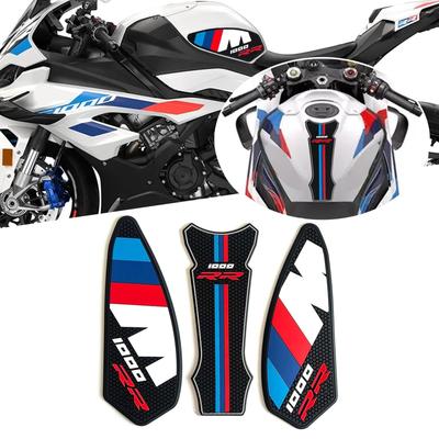 HUANGCJCJ Side Tank Pads, Tank Pads, Knee Pads, Protectors, Decals, Traction Pads for S1000RR M1000RR 2019-2026 Motorcycle Accessories [Parallel Impor