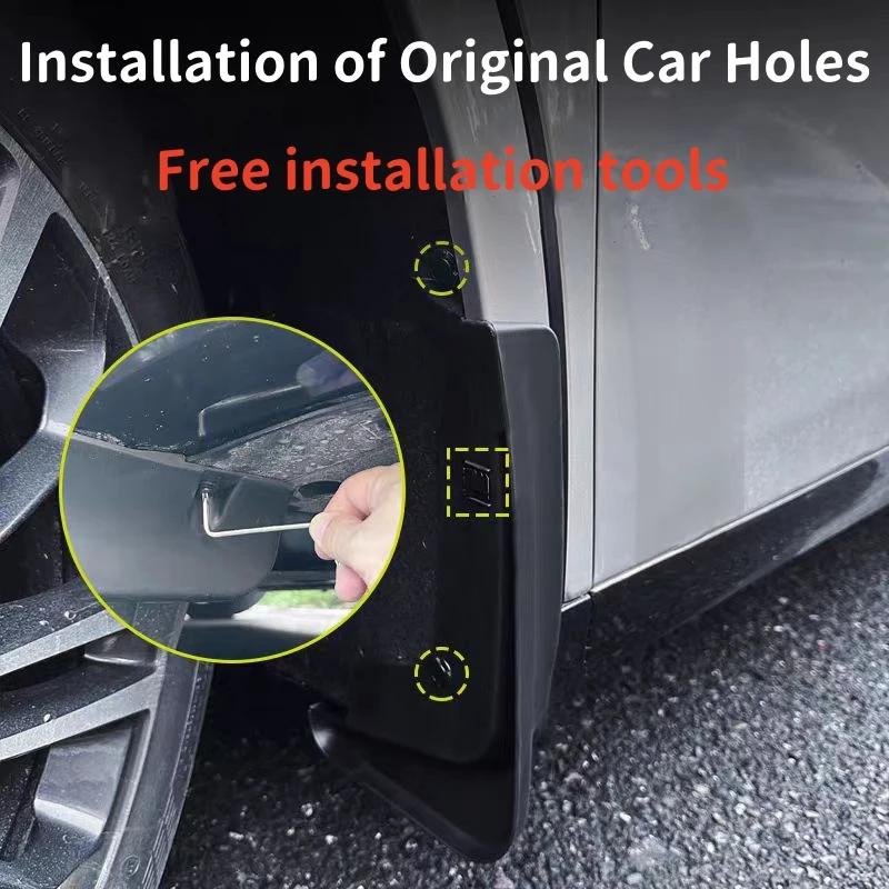 4PCS High Quality Mudguards Fenders Mud Guard Splash Guards for Xpeng G6 2025 2025 2025 Accessories Car-styling Car Parts
